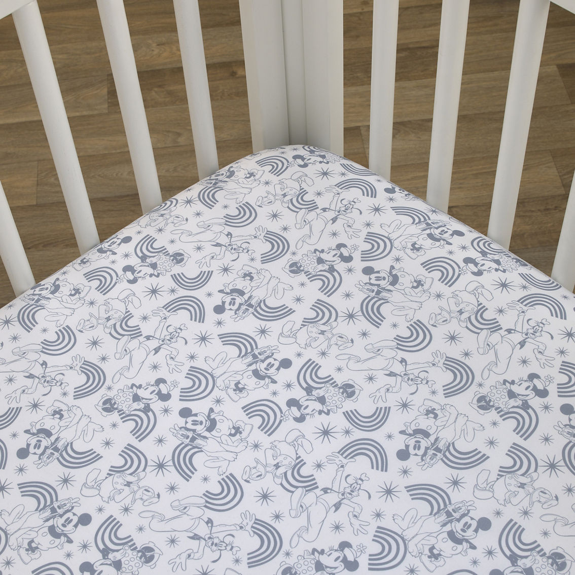 Disney Mickey and Friends Fitted Crib Sheet - Image 2 of 4
