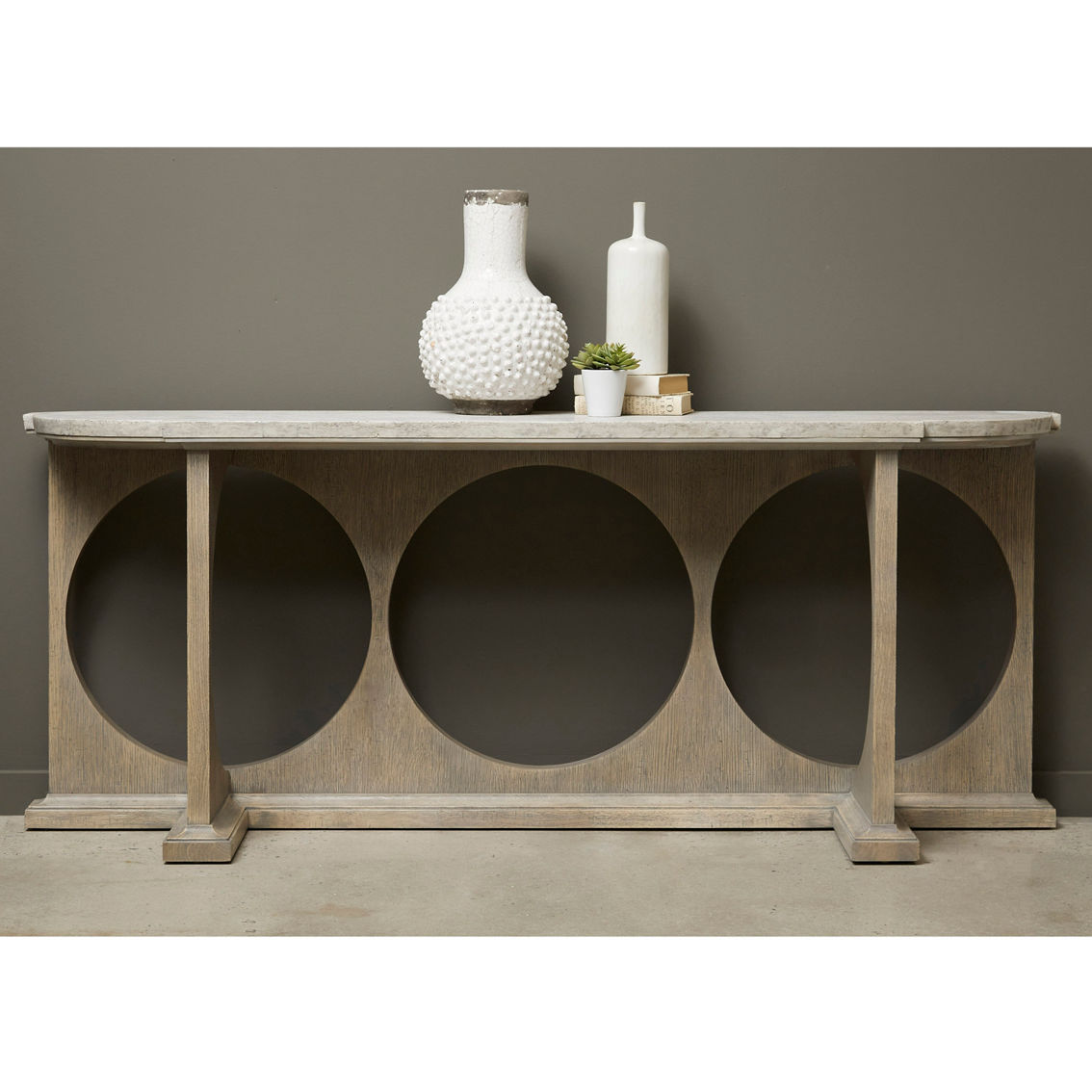 Pulaski Furniture Modern Entryway Console Table with Concrete Top - Image 4 of 4