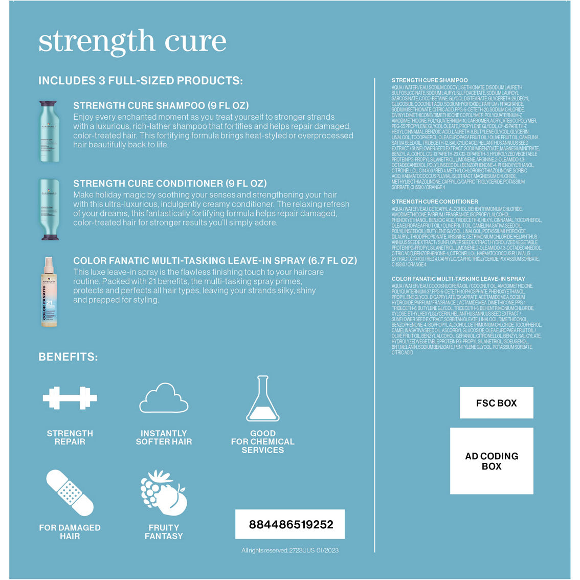 Pureology Strength Cure Trio Kit - Image 2 of 2