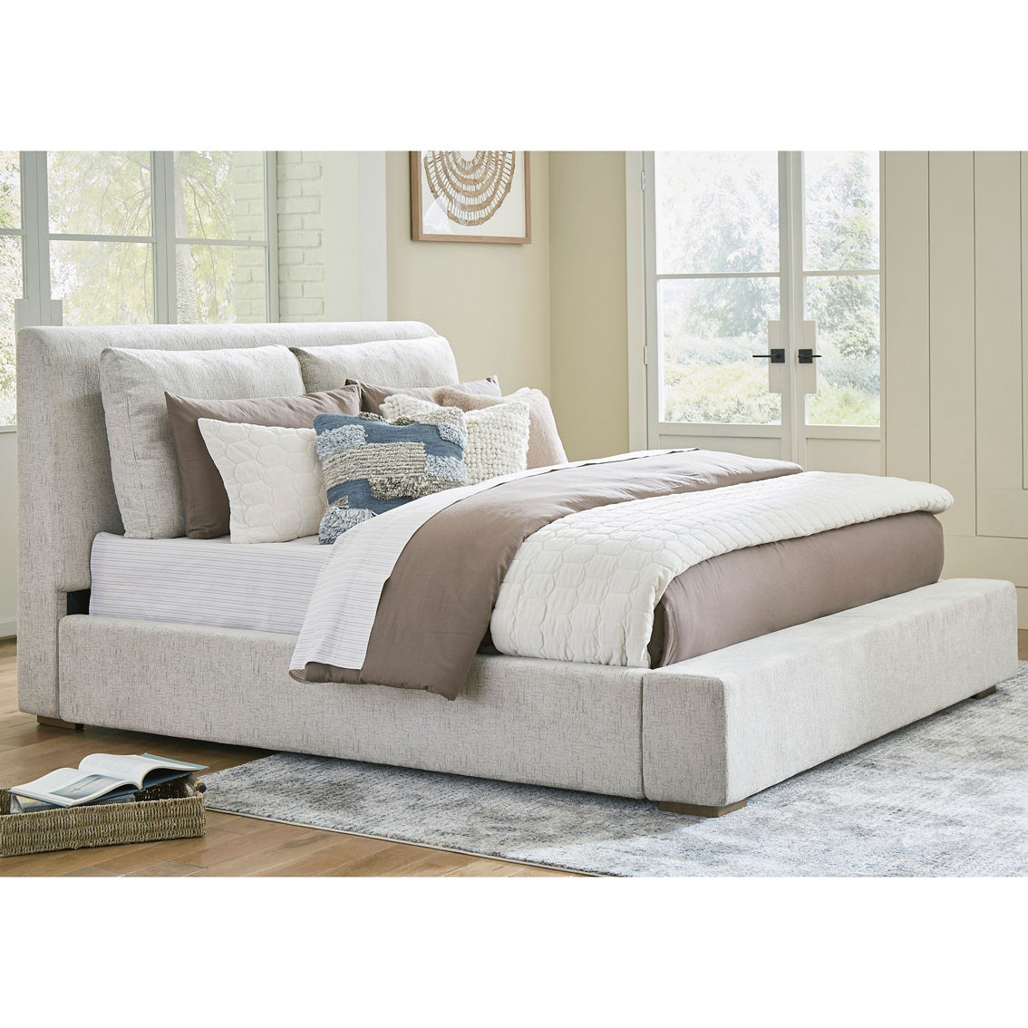 Millennium by Ashley Cabalynn 5 pc. Upholstered Bedroom Set - Image 2 of 8