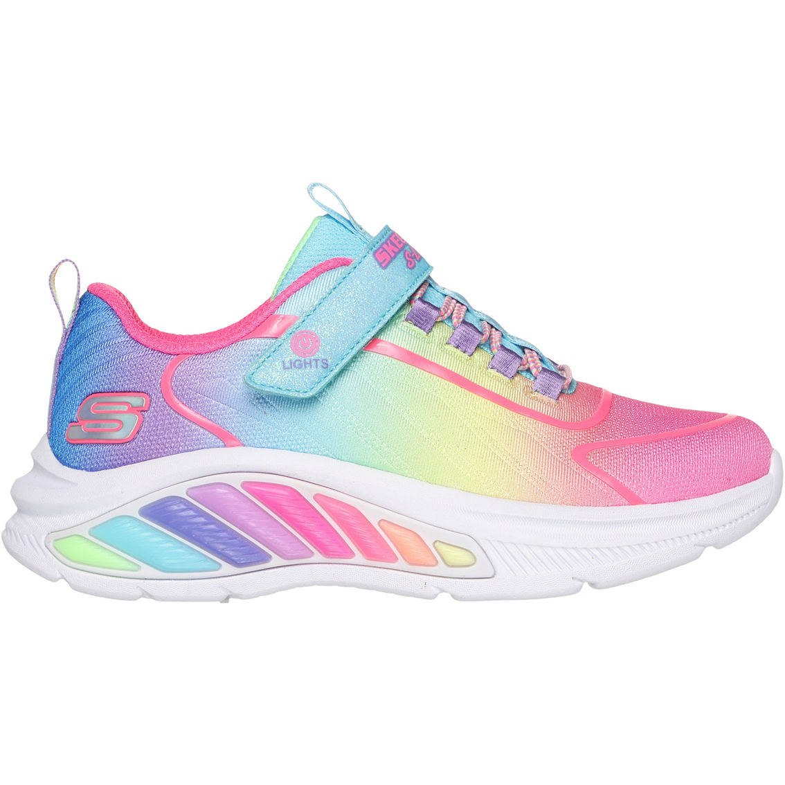 Skechers Preschool Girls Dreamy Dancer Ultra Rainbow Sneakers - Image 2 of 5