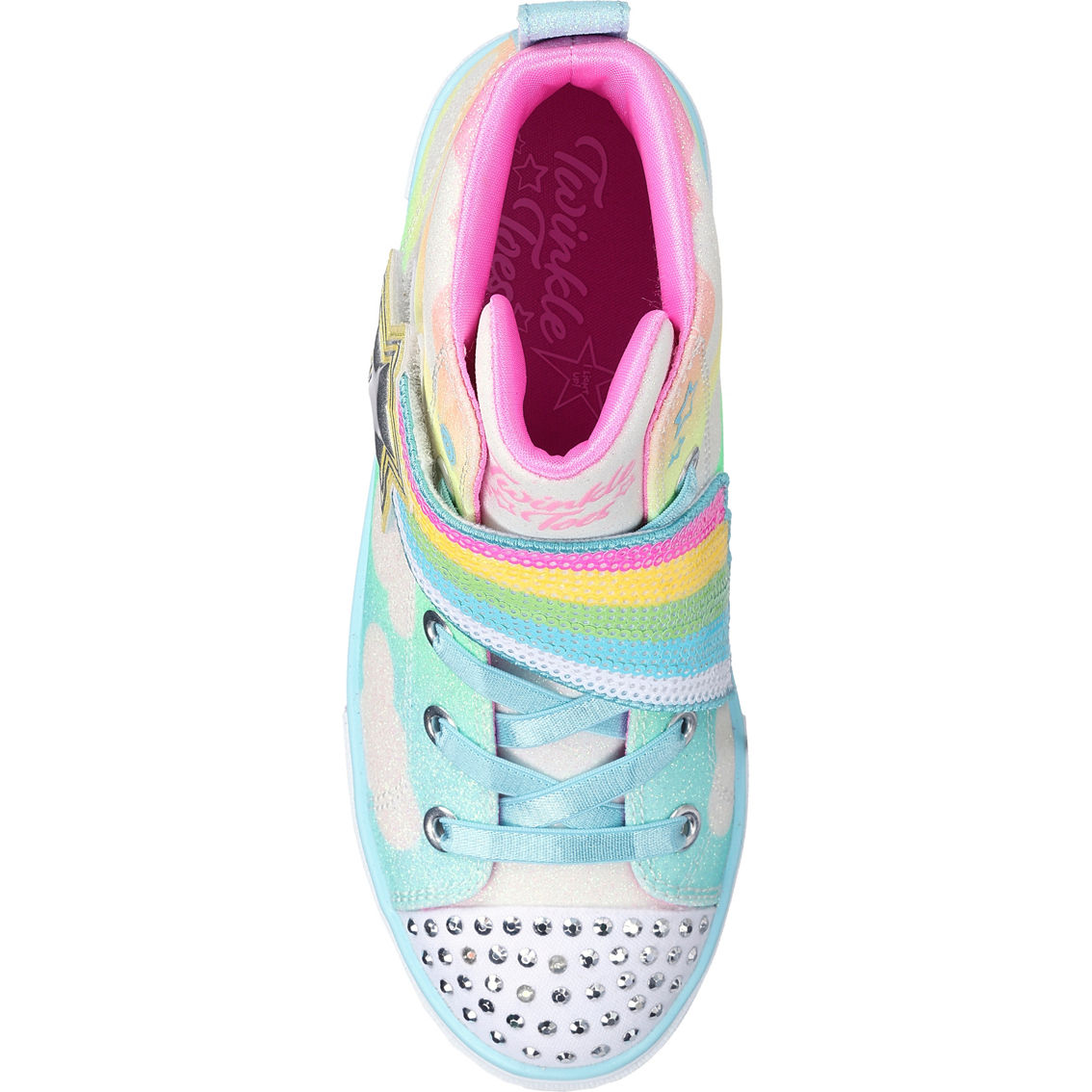 Skechers Preschool Girls Twinkle Toes Twinkle Sparks Shooting Star Sneakers - Image 4 of 5