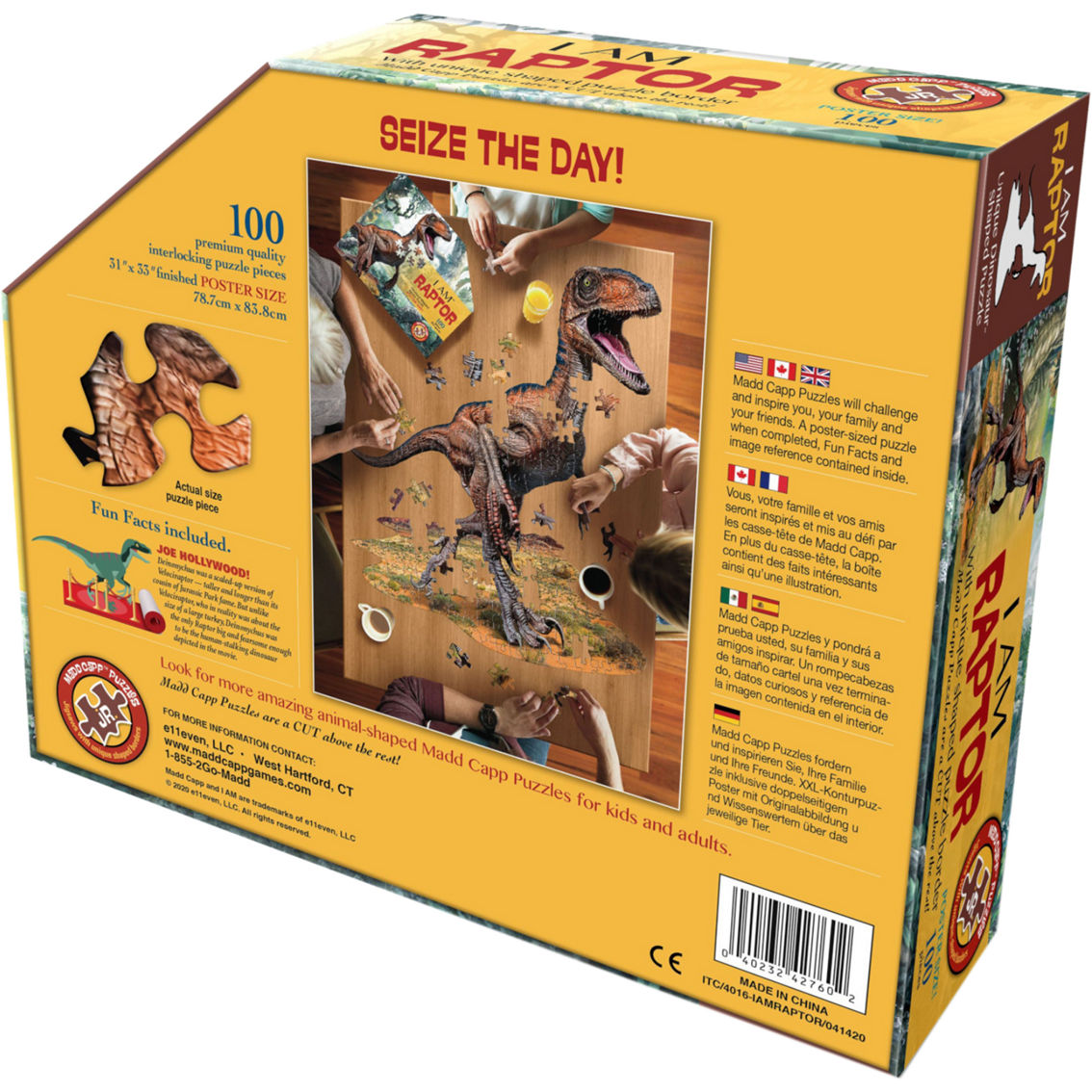 Madd Capp Jr: I Am LiL' Raptor 100 pc. Puzzle - Image 2 of 4