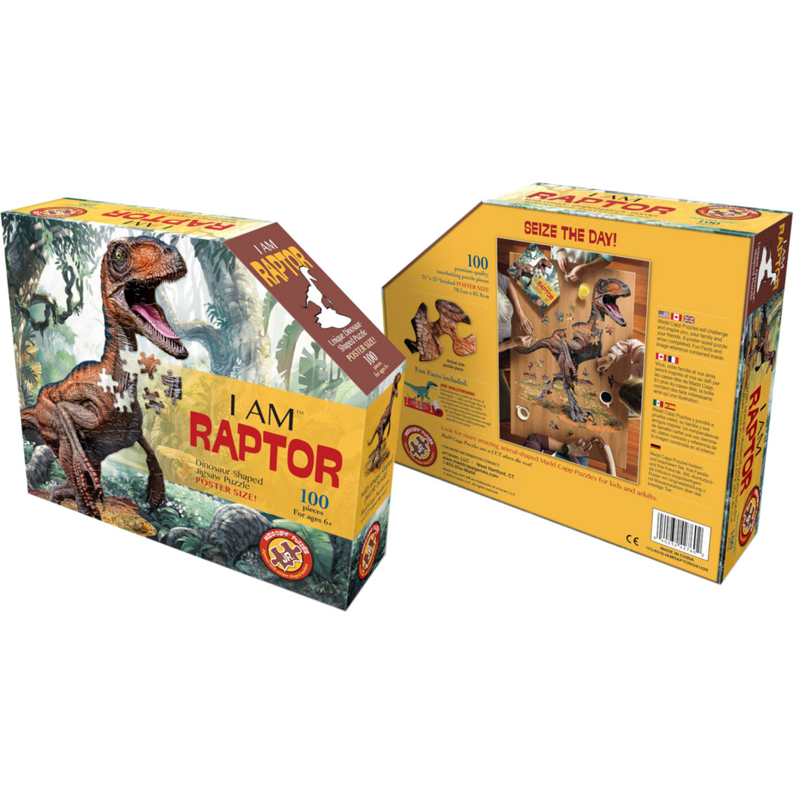 Madd Capp Jr: I Am LiL' Raptor 100 pc. Puzzle - Image 3 of 4