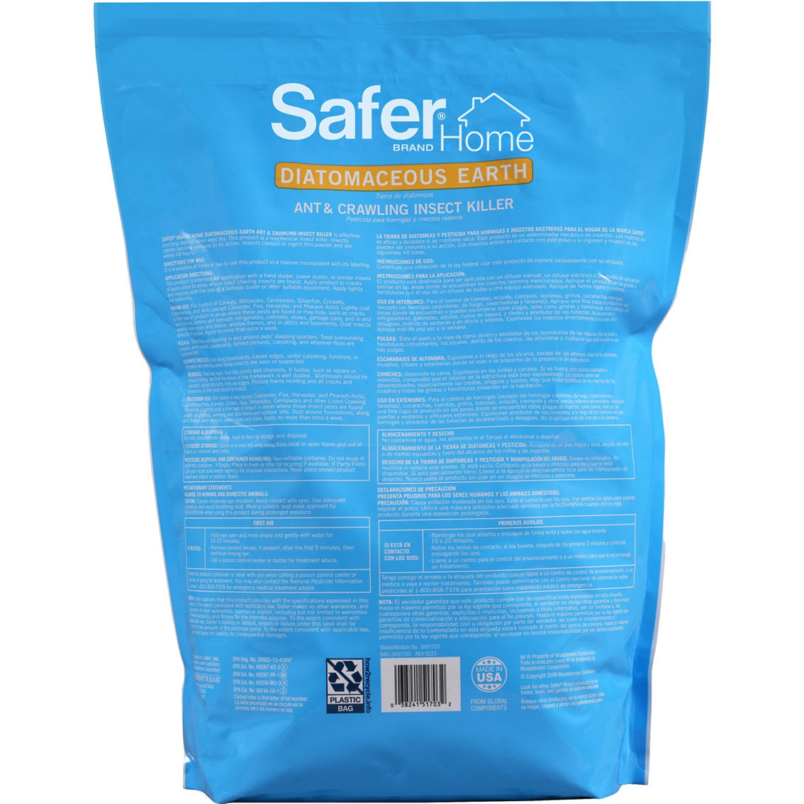 Safer Home Diatomaceous Earth Ant and Crawling Insect Killer 4 lb. - Image 2 of 2