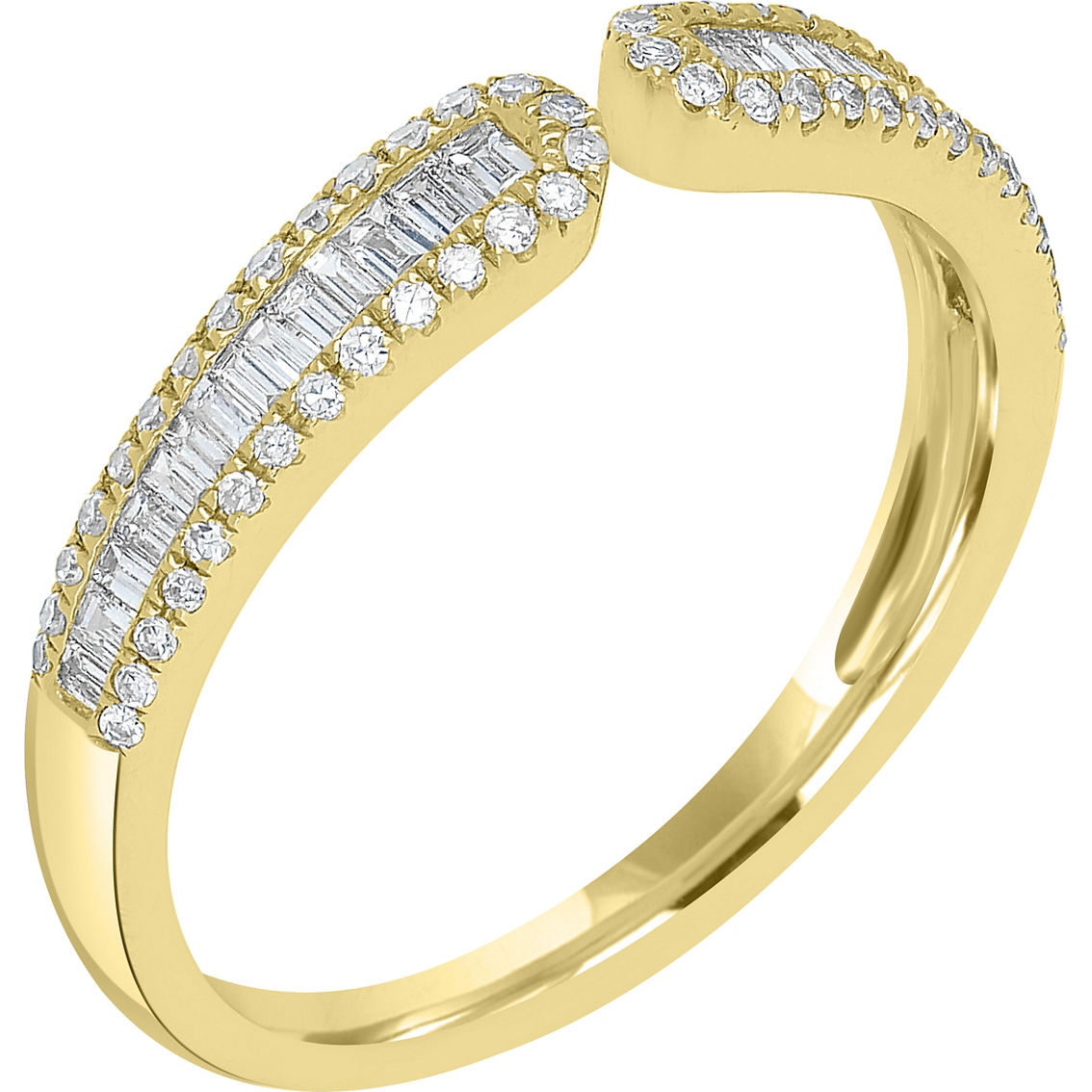 Luxle 14K Yellow Gold 1/3 CTW Diamond Open Band Ring - Image 2 of 2