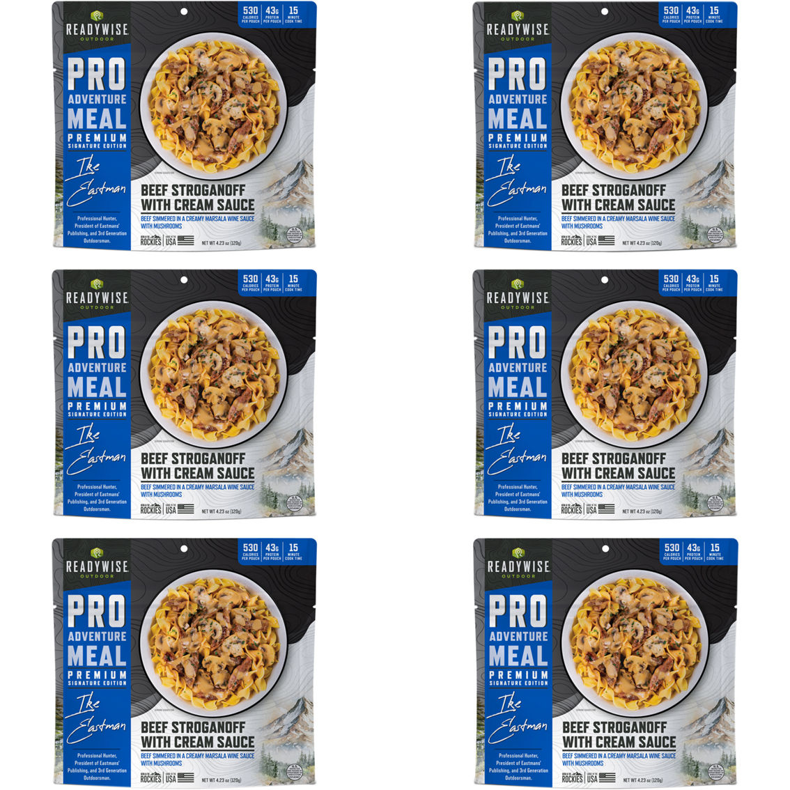 ReadyWise Pro Adventure Meal Beef Stroganoff with Cream Sauce 6 pk. - Image 2 of 5