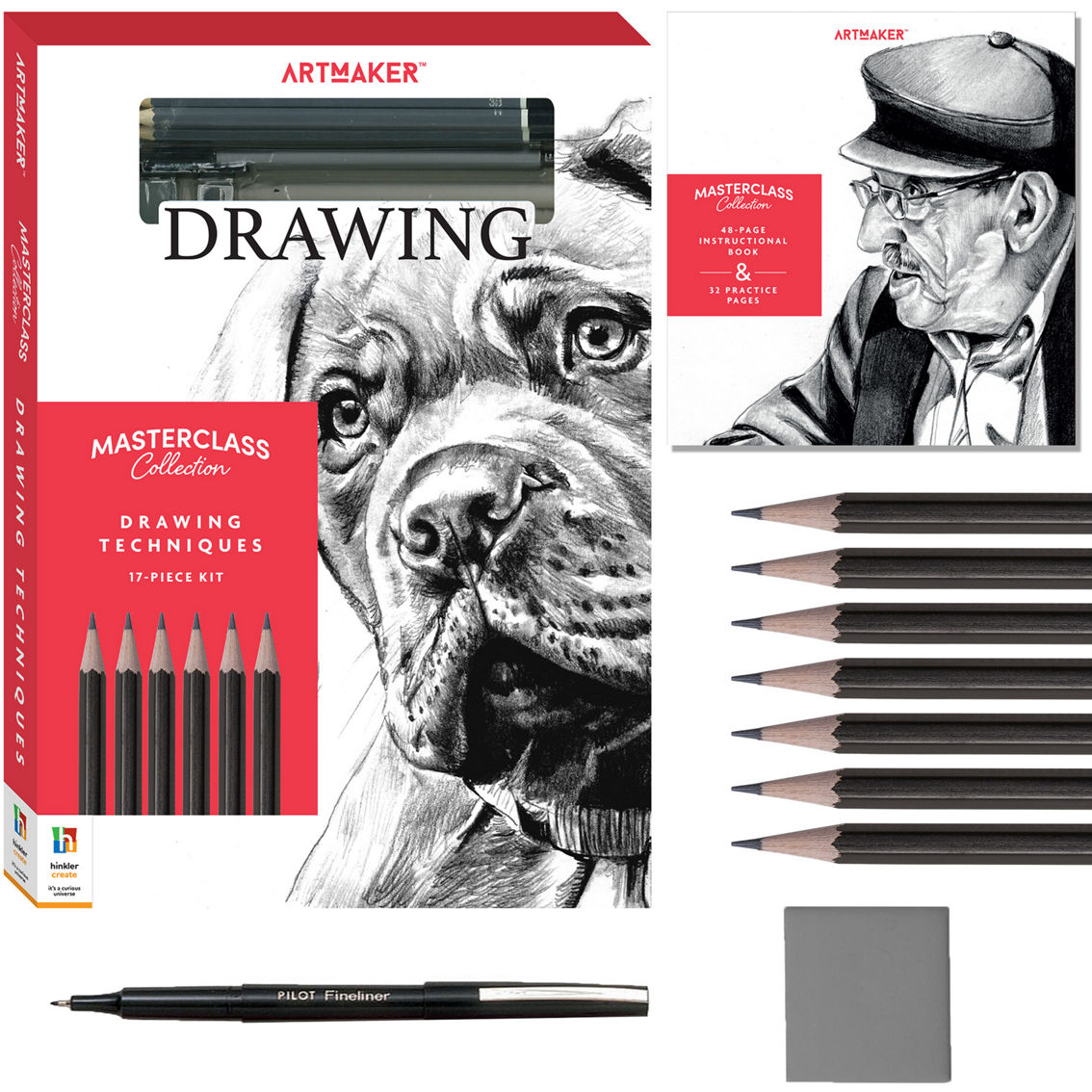 Hinkler Art Maker Masterclass Collection: Drawing Techniques Kit - Image 3 of 6