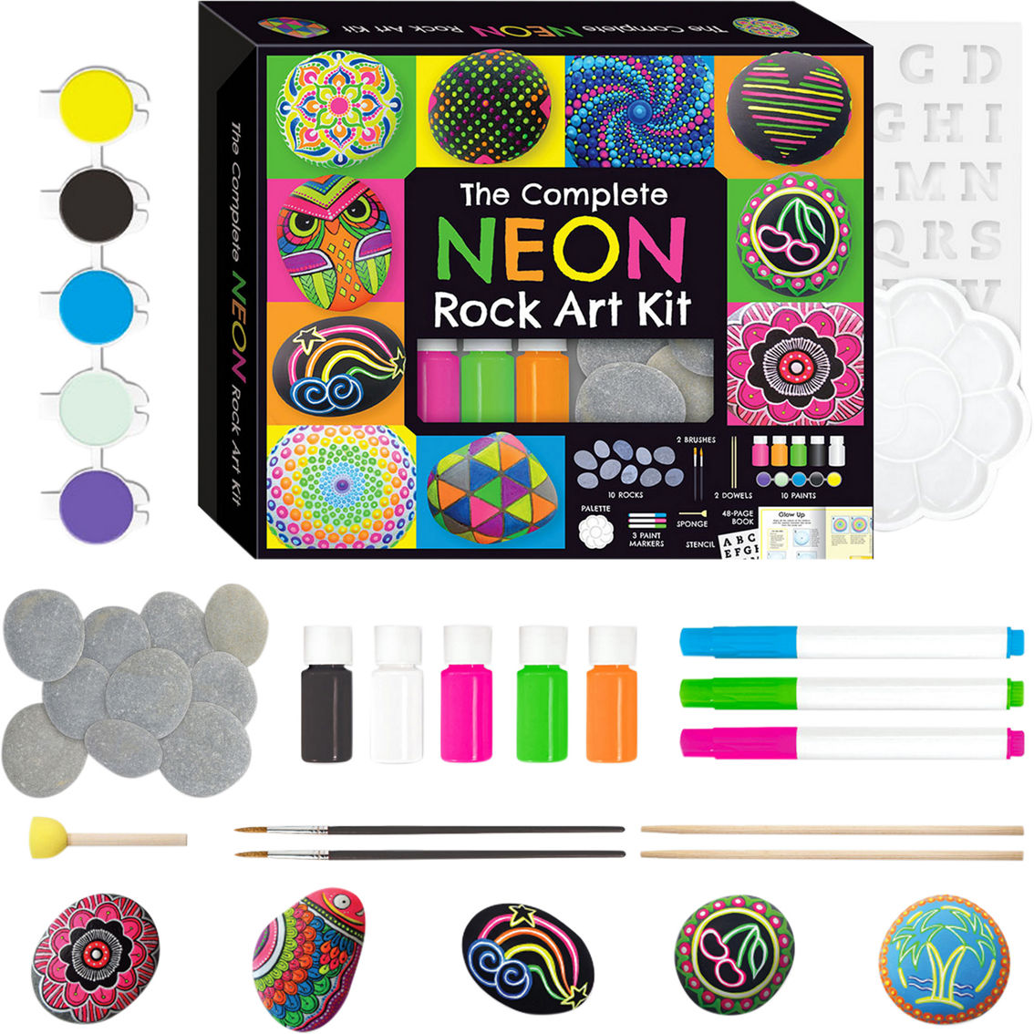 The Complete Neon Rock Art Kit - Image 3 of 6