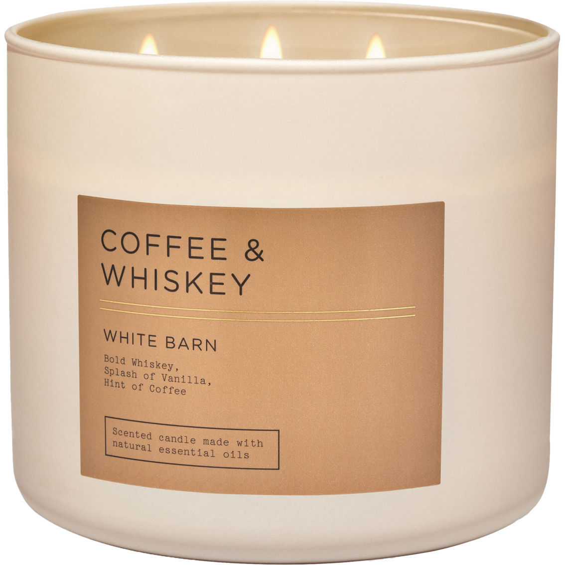 Bath & Body Works White Barn: 3 Wick Candle, Mahogany Teakwood Intense, Candles & Home Fragrance, Household