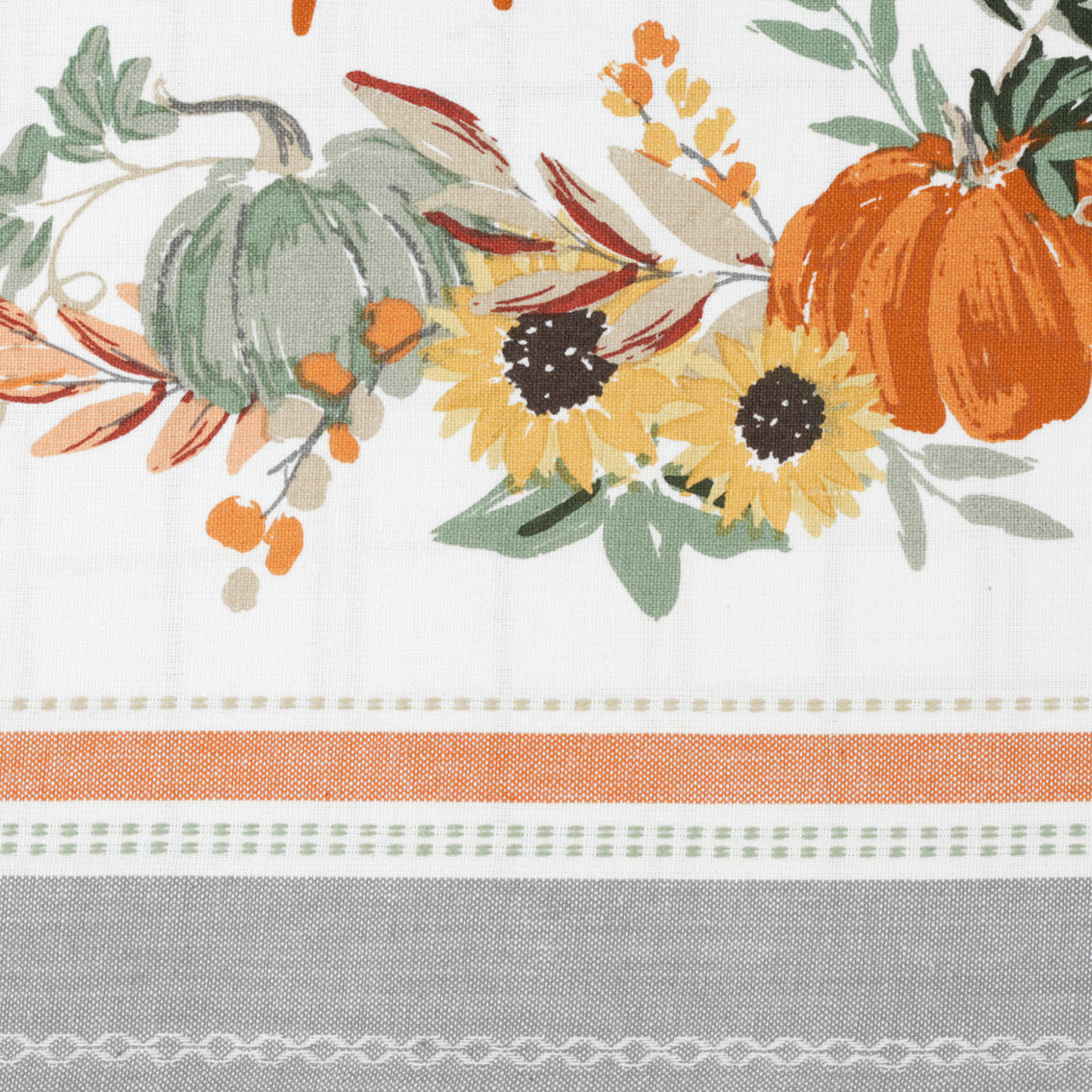 Design Imports 14 x 72 in. Gather Fall Squash Reversible Table Runner - Image 9 of 10