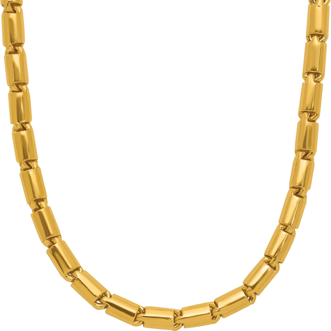 24K Pure Gold 24K Yellow Gold 3.2mm Solid Medium Round Barrel Link 18 in. Chain - Image 2 of 5