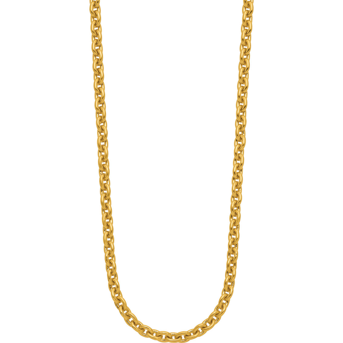 24K Pure Gold 24K Yellow Gold 5.4mm Solid Open Oval Link 20 in. Chain - Image 3 of 5