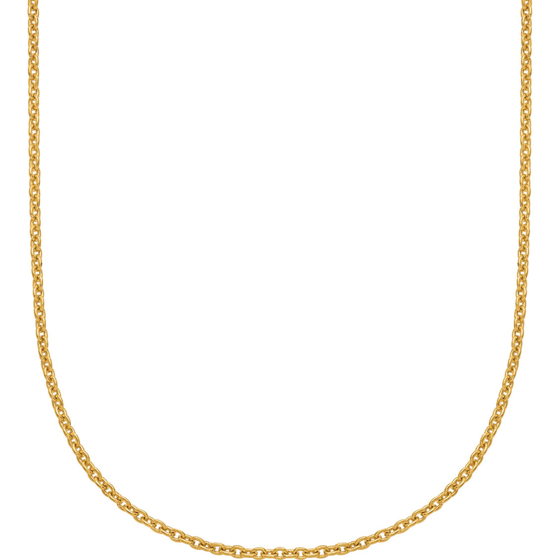 24K Pure Gold 24K Yellow Gold 1.3mm Solid Cable 18 in. Chain - Image 3 of 5
