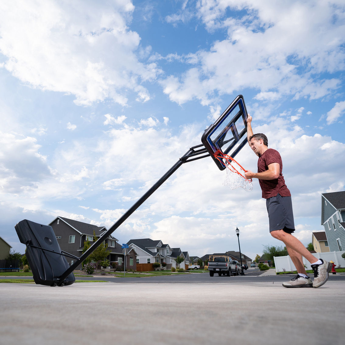 Lifetime Adjustable Portable Basketball Hoop, 44 in. Polycarbonate - Image 5 of 10