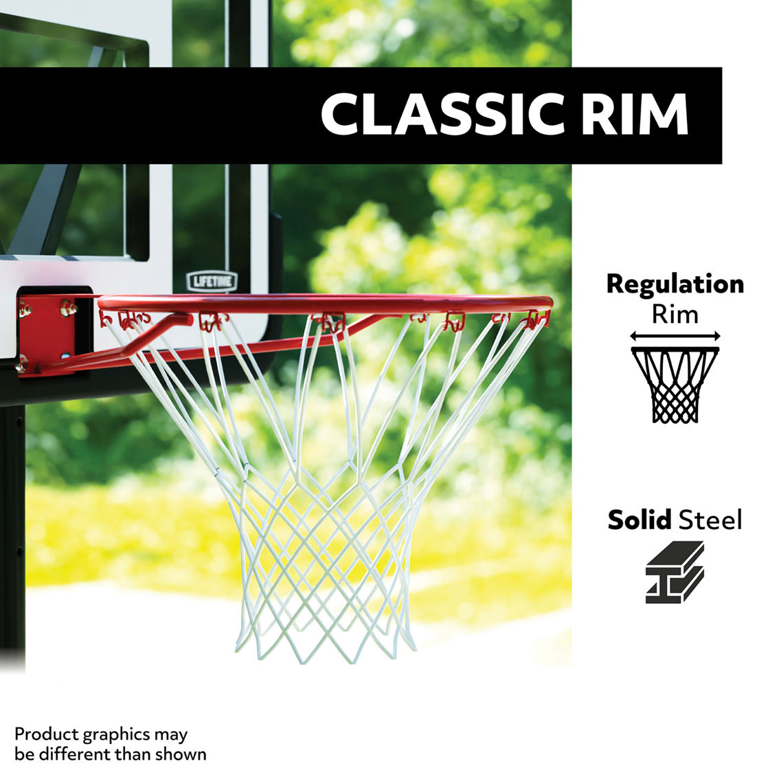 Lifetime Adjustable Portable Basketball Hoop, 44 in. Polycarbonate - Image 7 of 10