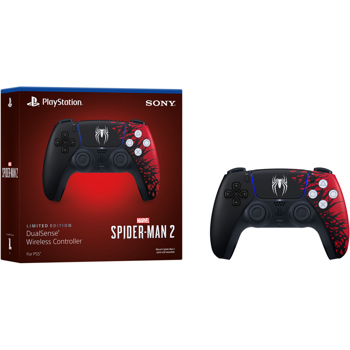 Sony PS5 DualSense Wireless Controller Spider-Man 2 Limited Edition - Image 1 of 2
