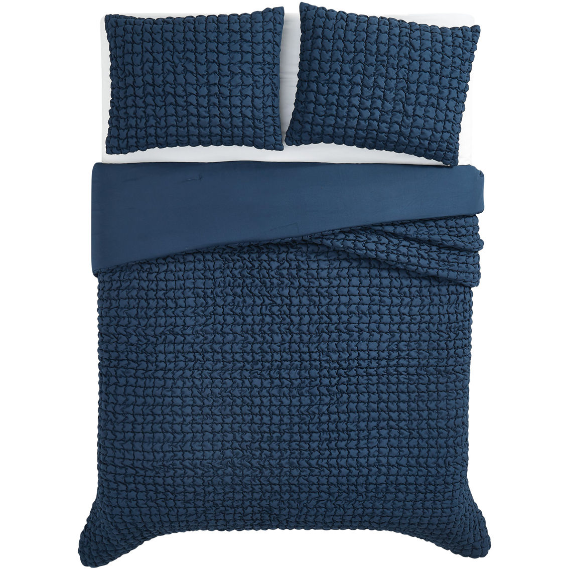 Christian Siriano NY Textured Puff Comforter Set - Image 3 of 4