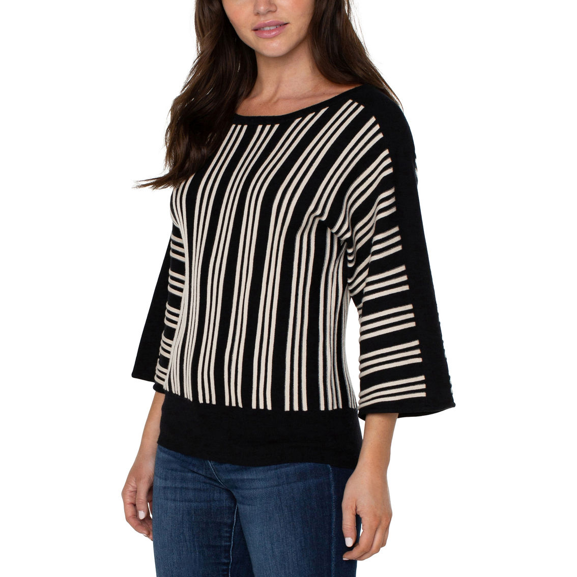 Liverpool Dolman Sleeve Stripe Sweater - Image 3 of 4