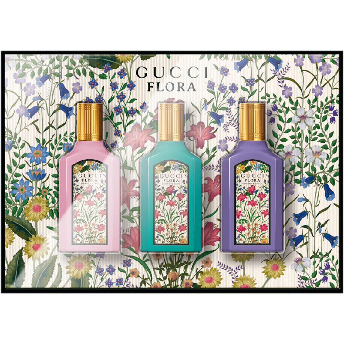 Gucci Flora Mini Trio Gift Set, Gifts Sets For Her