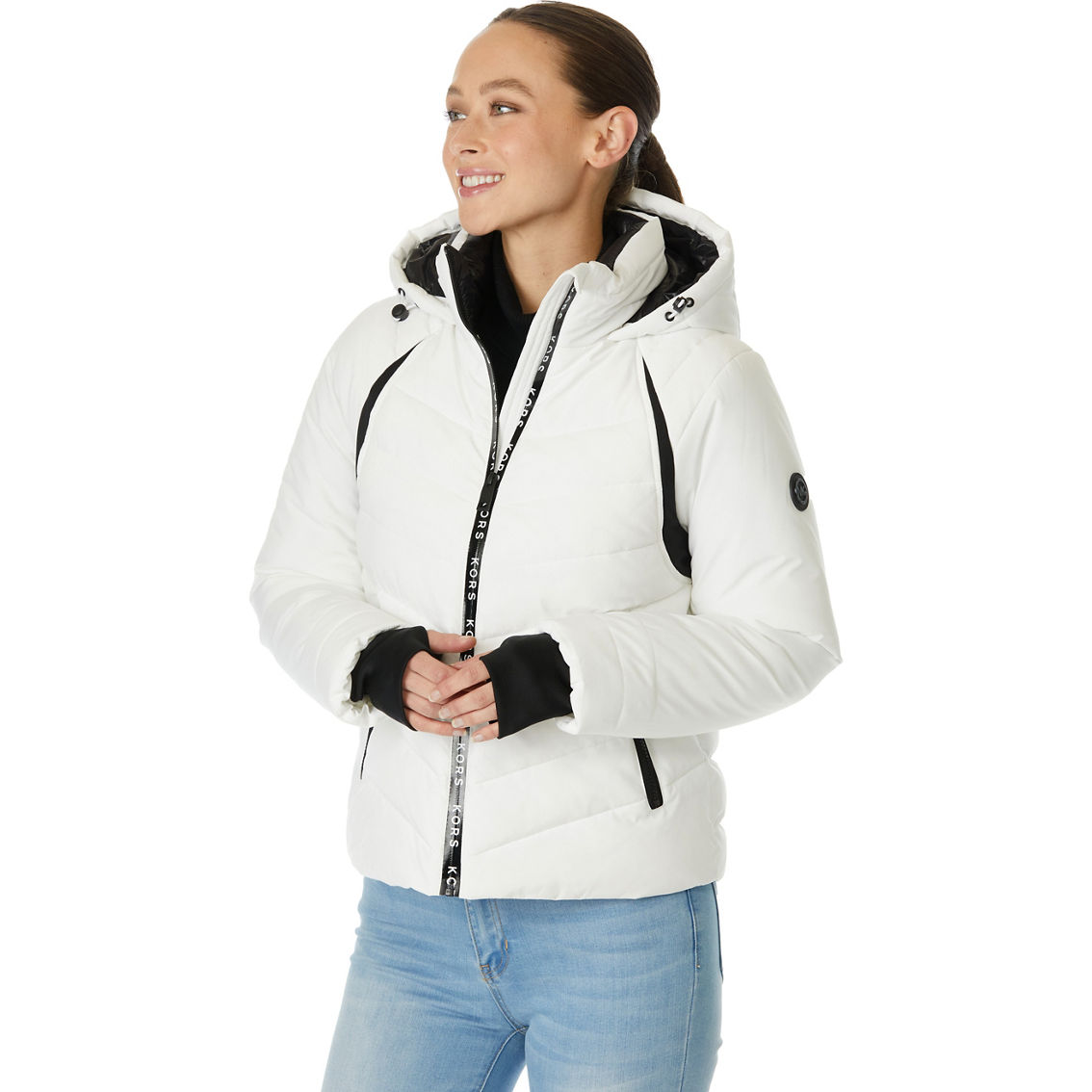 Michael Kors Puffer With Logo Zipper | Jackets | Clothing & Accessories ...
