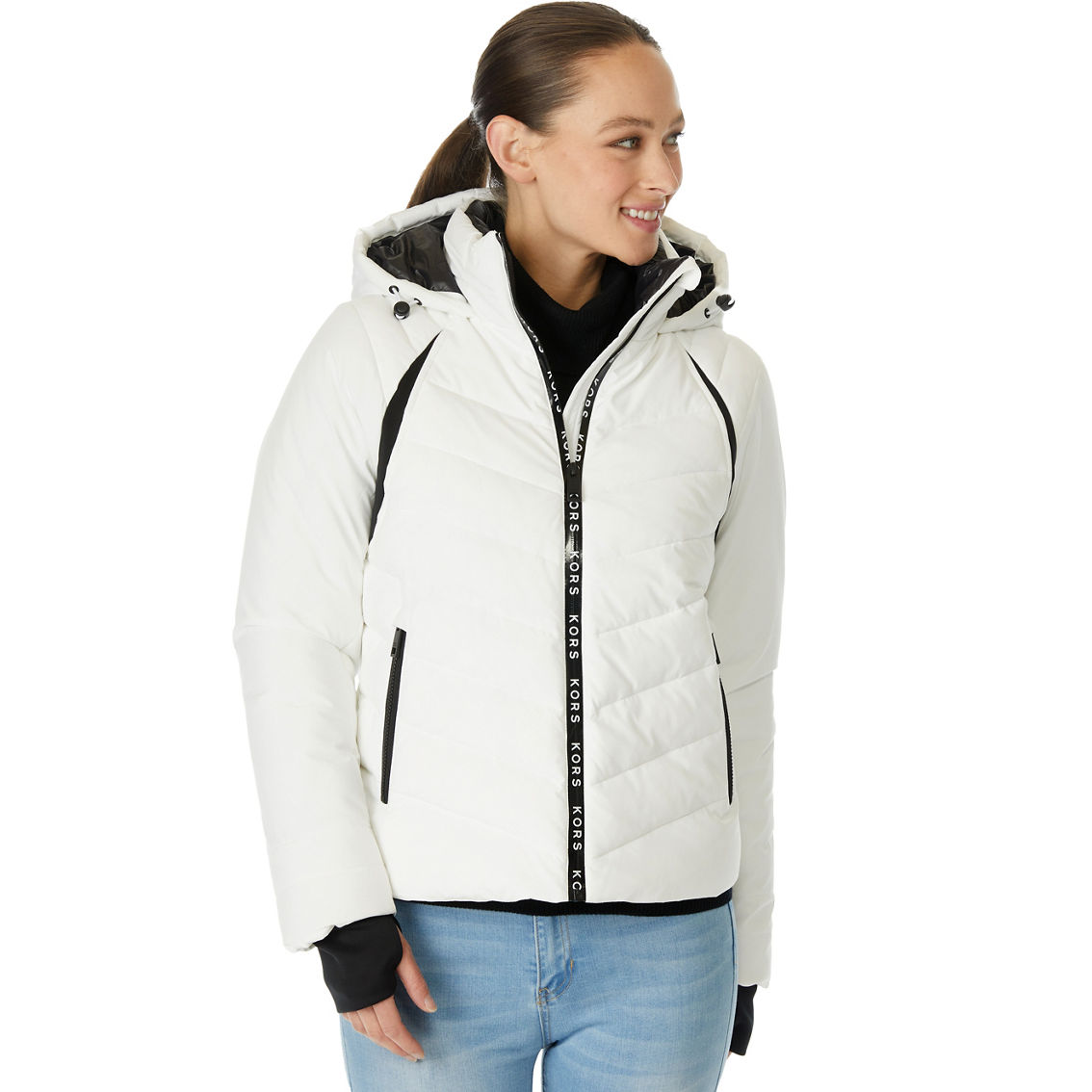 Michael Kors Puffer With Logo Zipper | Jackets | Clothing & Accessories ...
