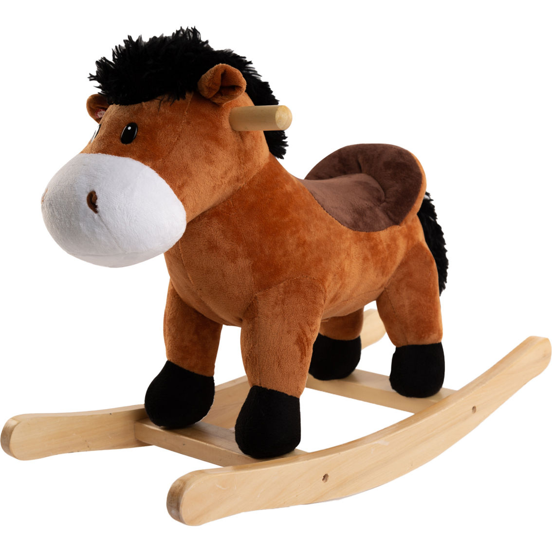 Ponyland Toys Brown Rocking Horse with Sound - Image 2 of 5