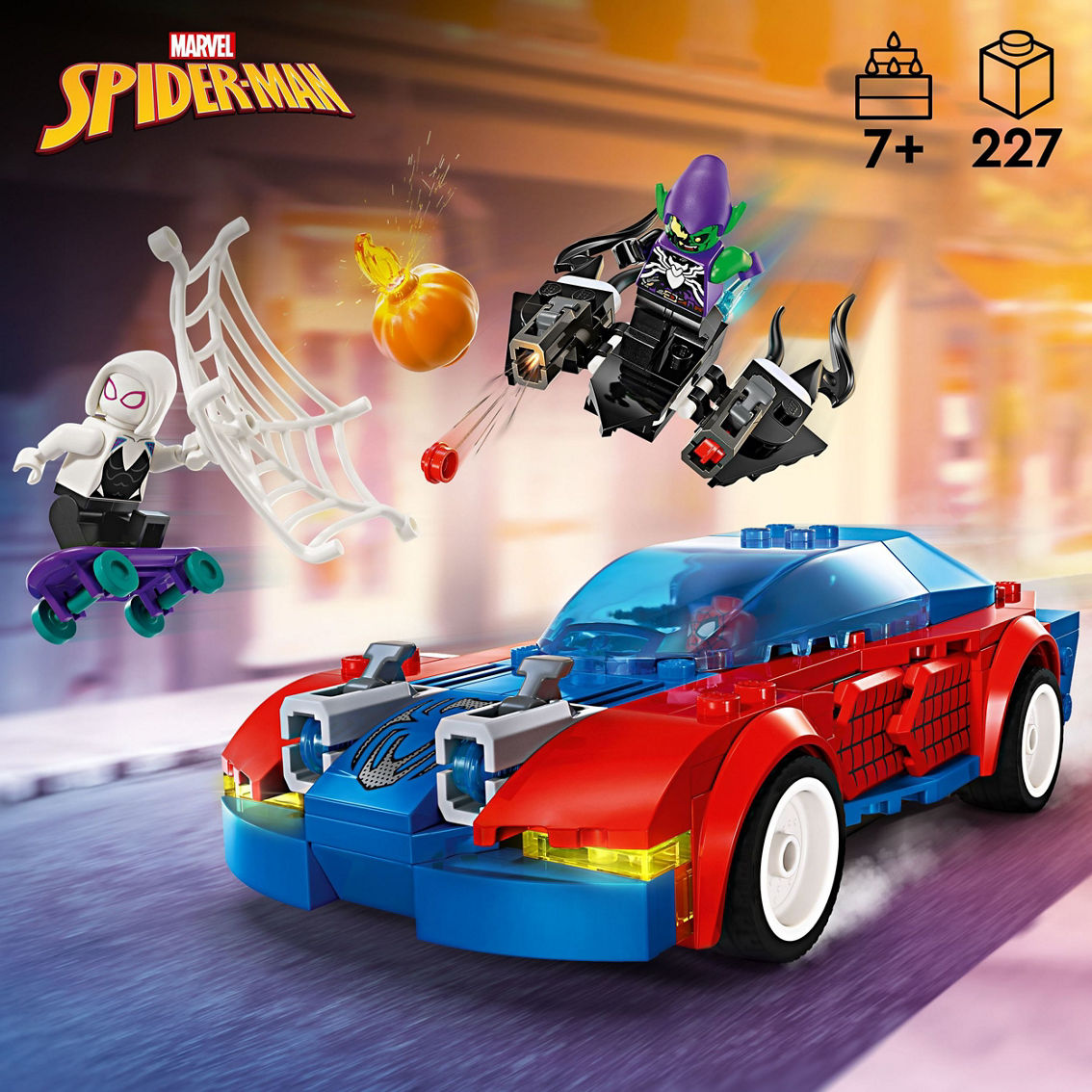 LEGO Marvel Spider-Man Race Car & Venom Green Goblin 76279 - Image 10 of 10
