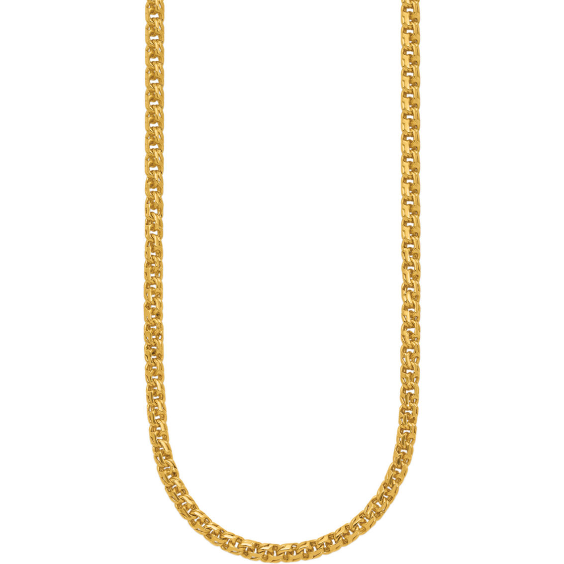 24K Pure Gold 24K Yellow Gold Double Interlocking 20 in. Curb Chain - Image 2 of 5
