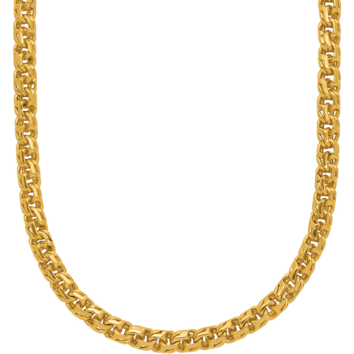 24K Pure Gold 24K Yellow Gold Double Interlocking 20 in. Curb Chain - Image 3 of 5