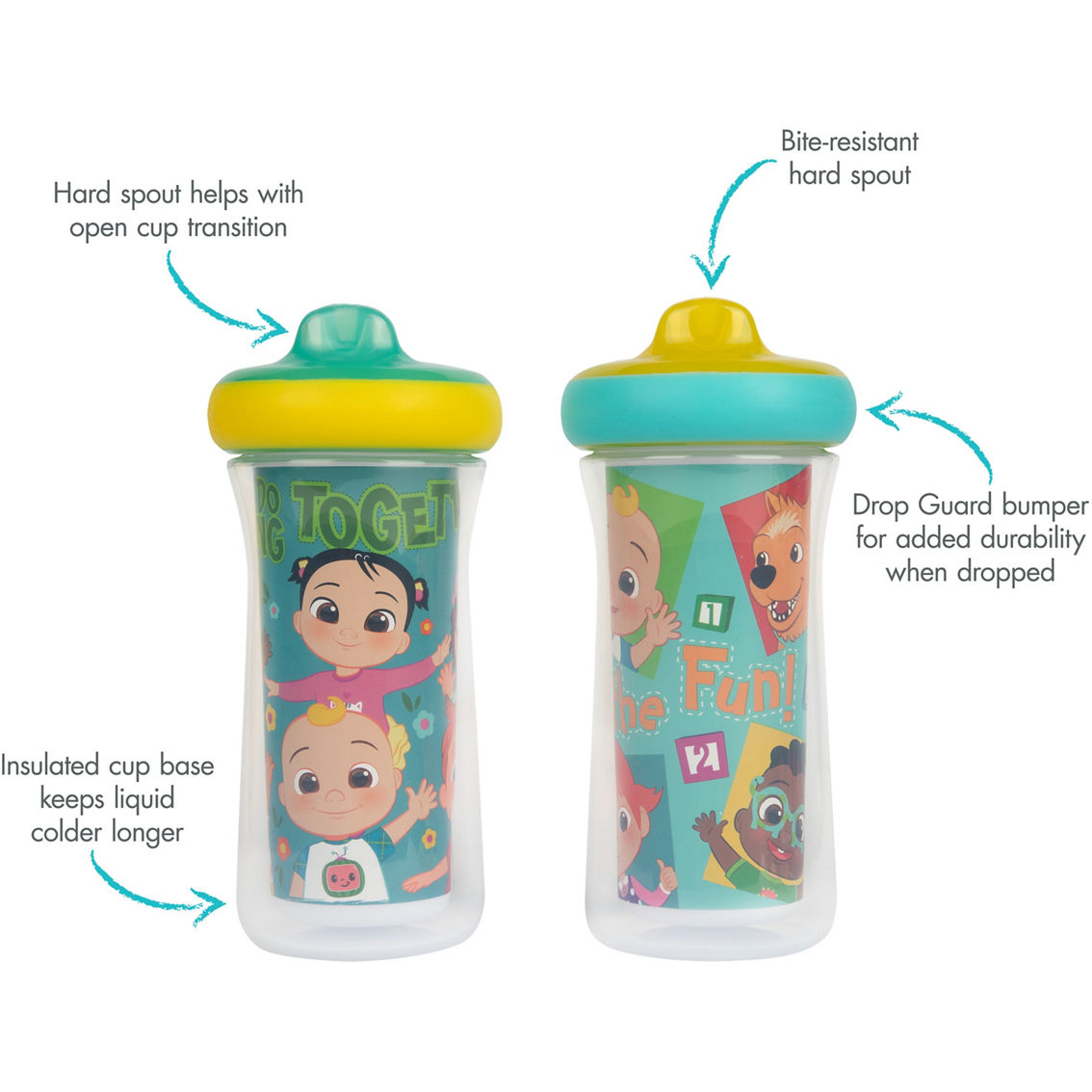 The First Years Cocomelon Insulated Sippy Cup 2 pk. - Image 2 of 5
