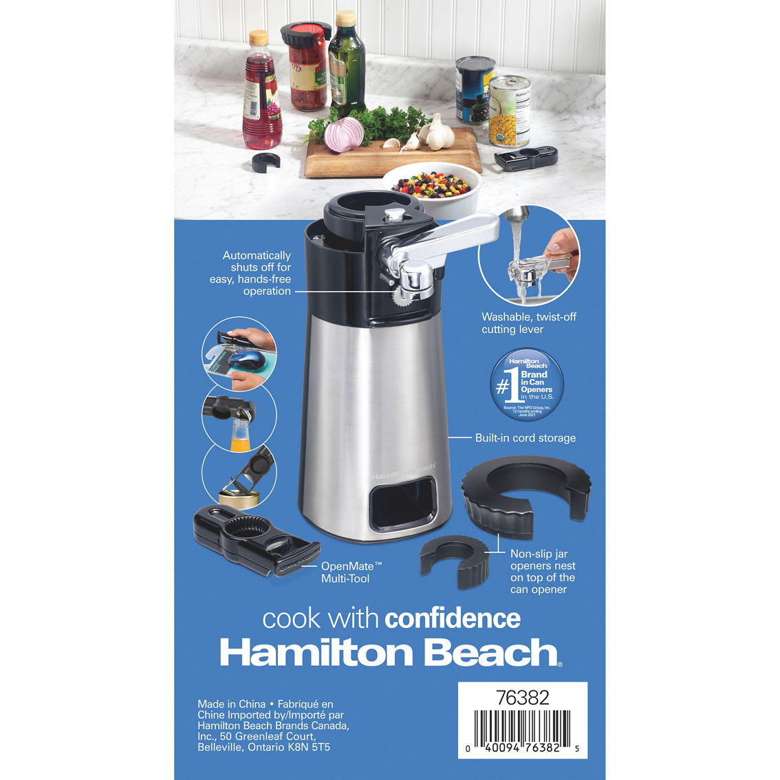 Hamilton Beach OpenStation Can Opener with Tools - Image 3 of 3