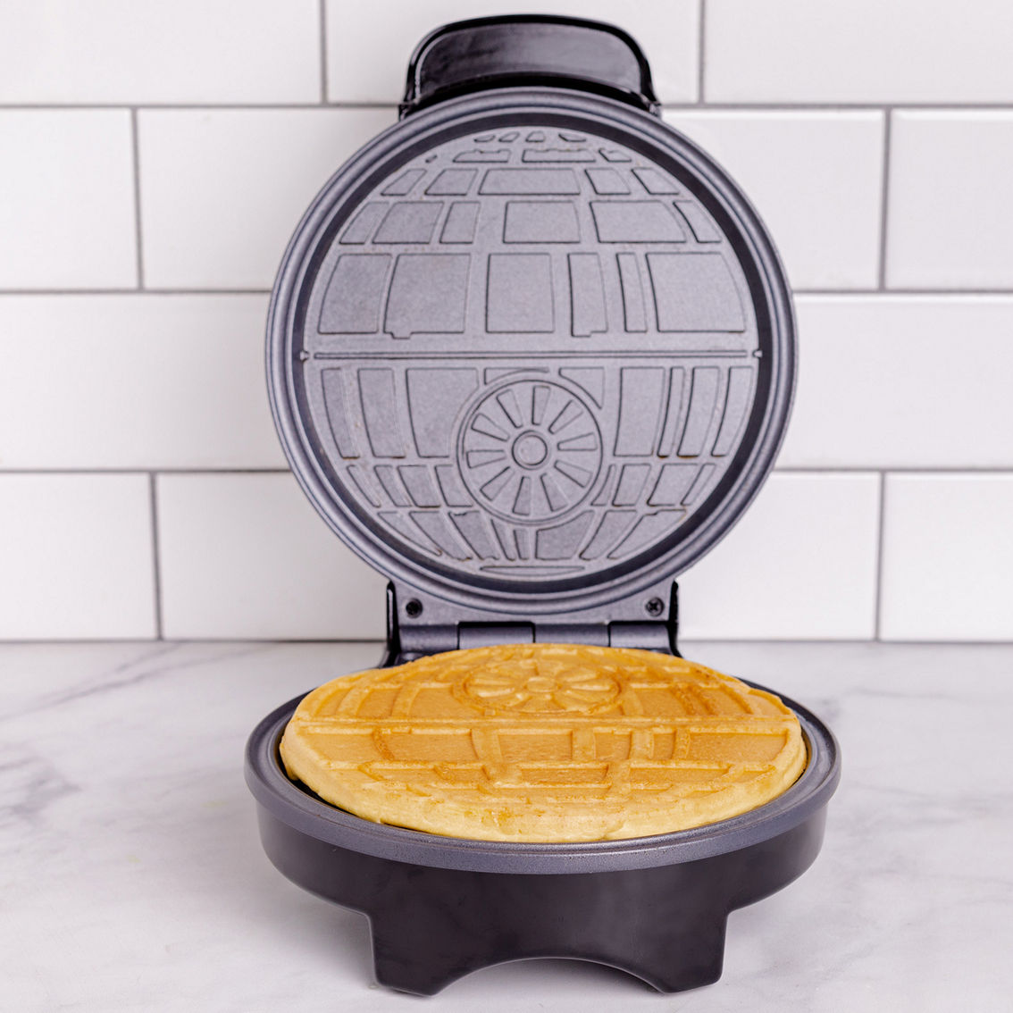Uncanny Brands Star Wars Halo Death Star Waffle Maker - Image 6 of 10