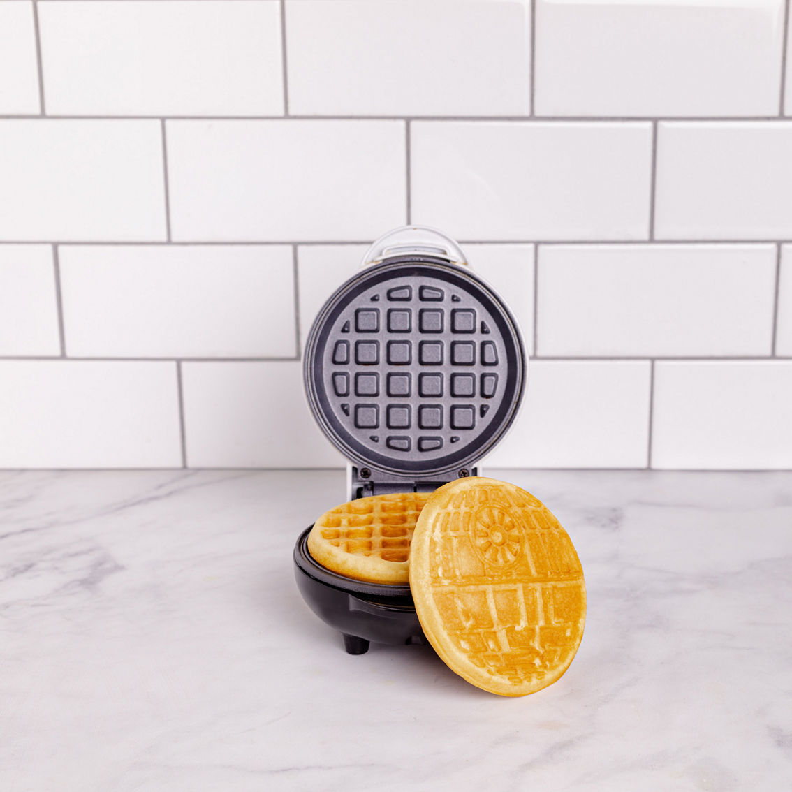 Uncanny Brands Star Wars Death Star Mini Waffle Maker - Image 5 of 8