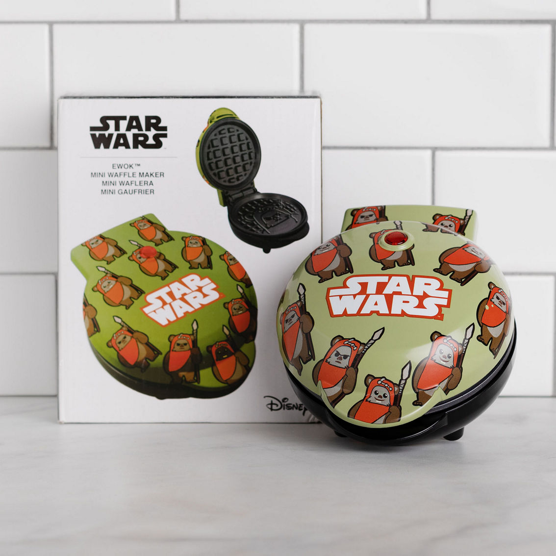 Uncanny Brands Star Wars Mini Ewok Waffle Maker - Image 4 of 10