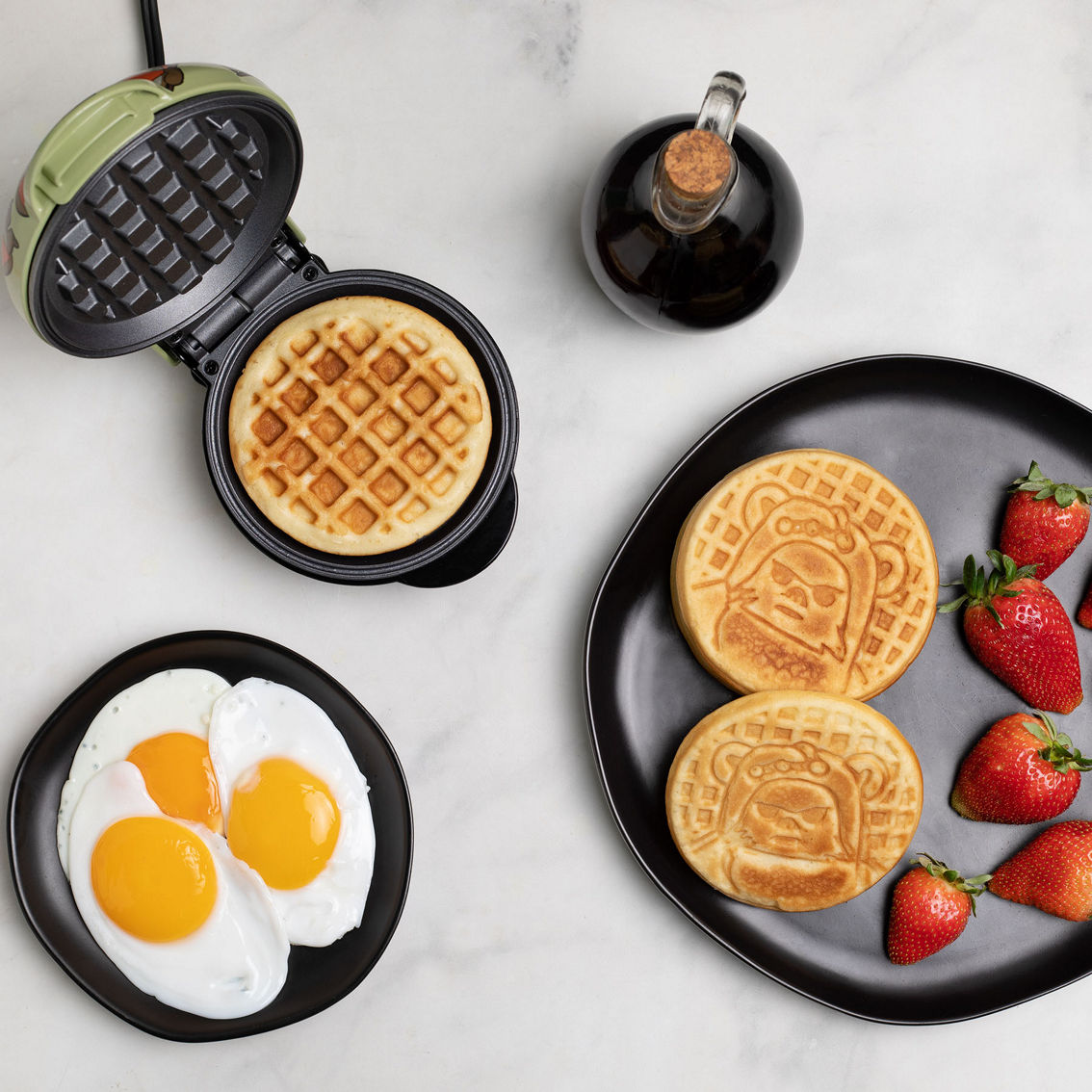 Uncanny Brands Star Wars Mini Ewok Waffle Maker - Image 9 of 10