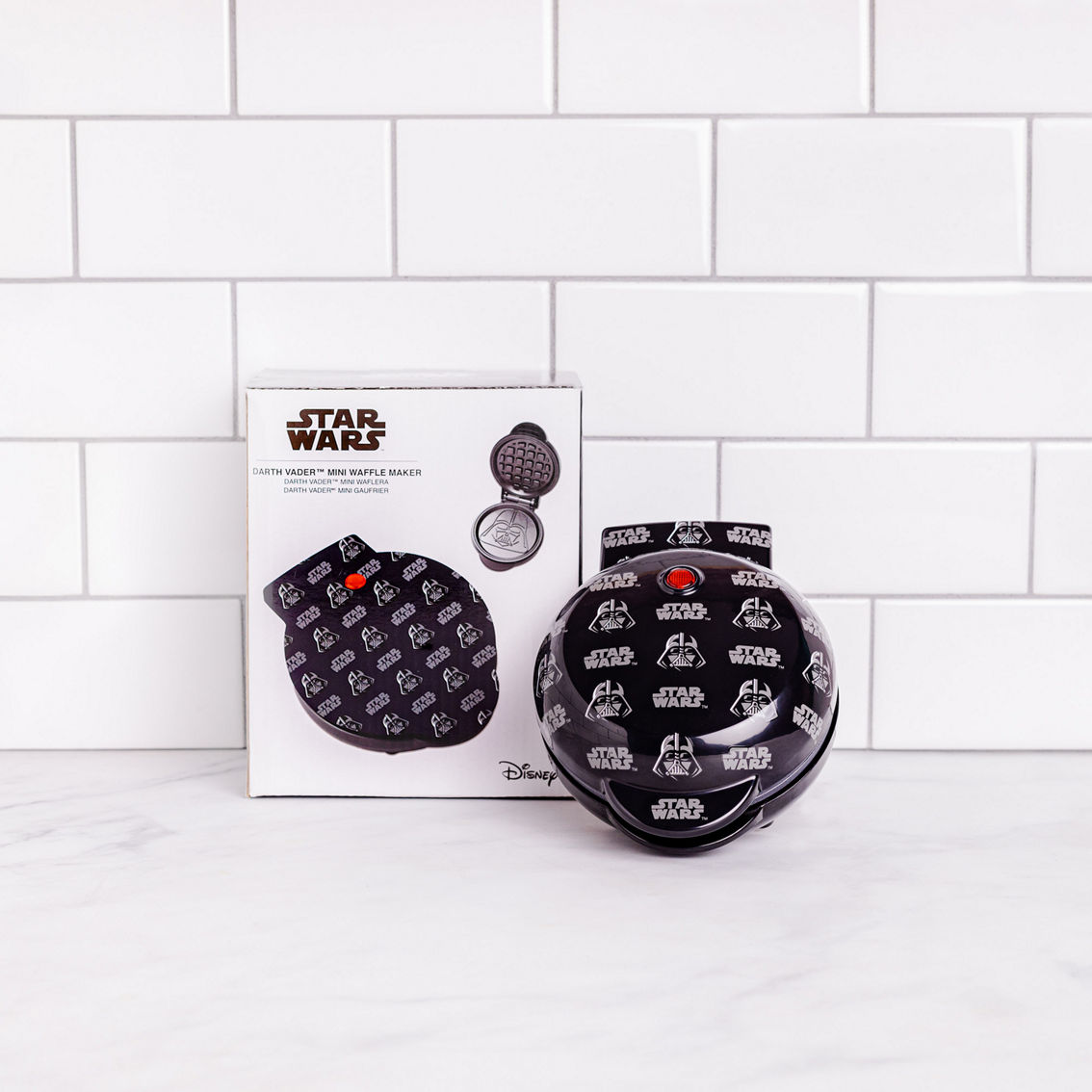 Uncanny Brands Star Wars Darth Vader Mini Waffle Maker - Image 2 of 7