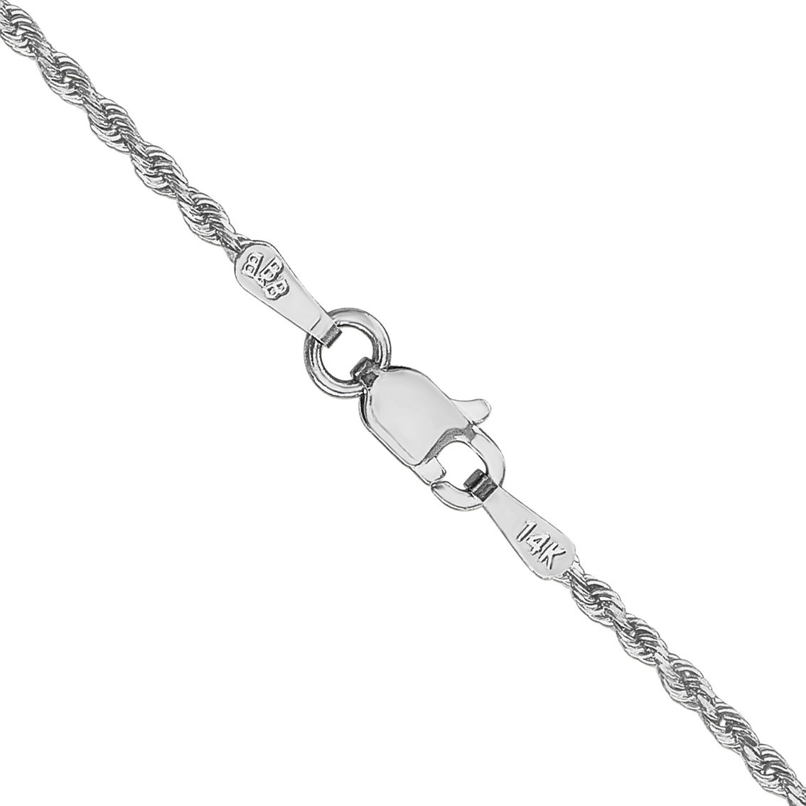 14K Gold 1.5mm Diamond Cut 20 in. Rope Chain - Image 3 of 5