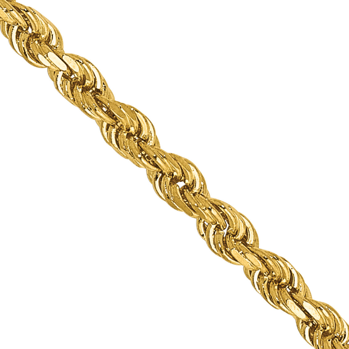 14k Gold 2mm Diamond Cut 18 In. Rope Chain | Gold Chains | Jewelry ...