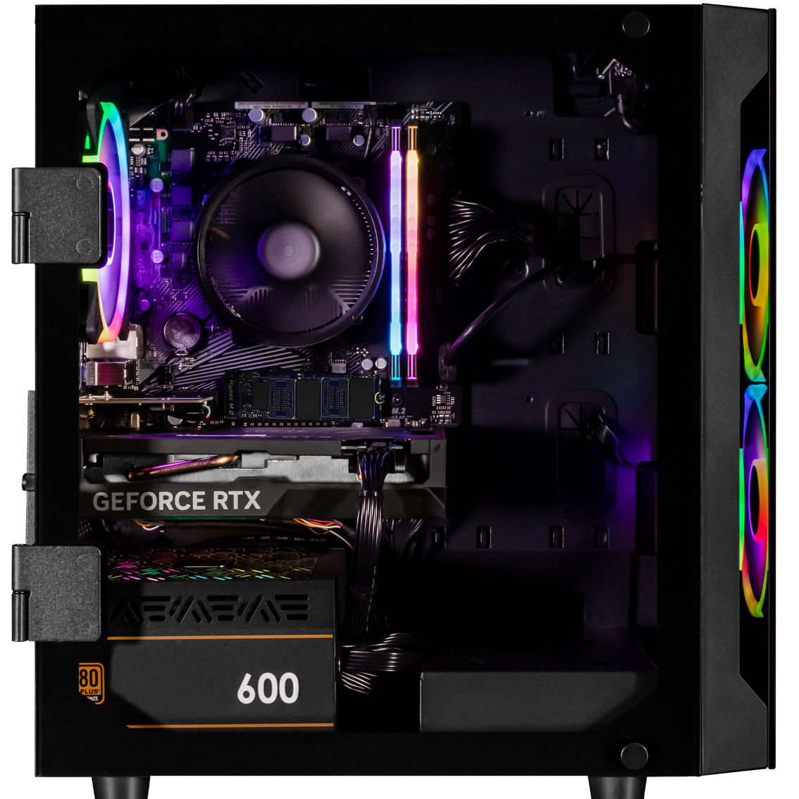 CLX Set AMD Ryzen 5 3.6GHz GeForce RTX 4060 16GB RAM 1TB SSD Gaming Desktop - Image 2 of 6