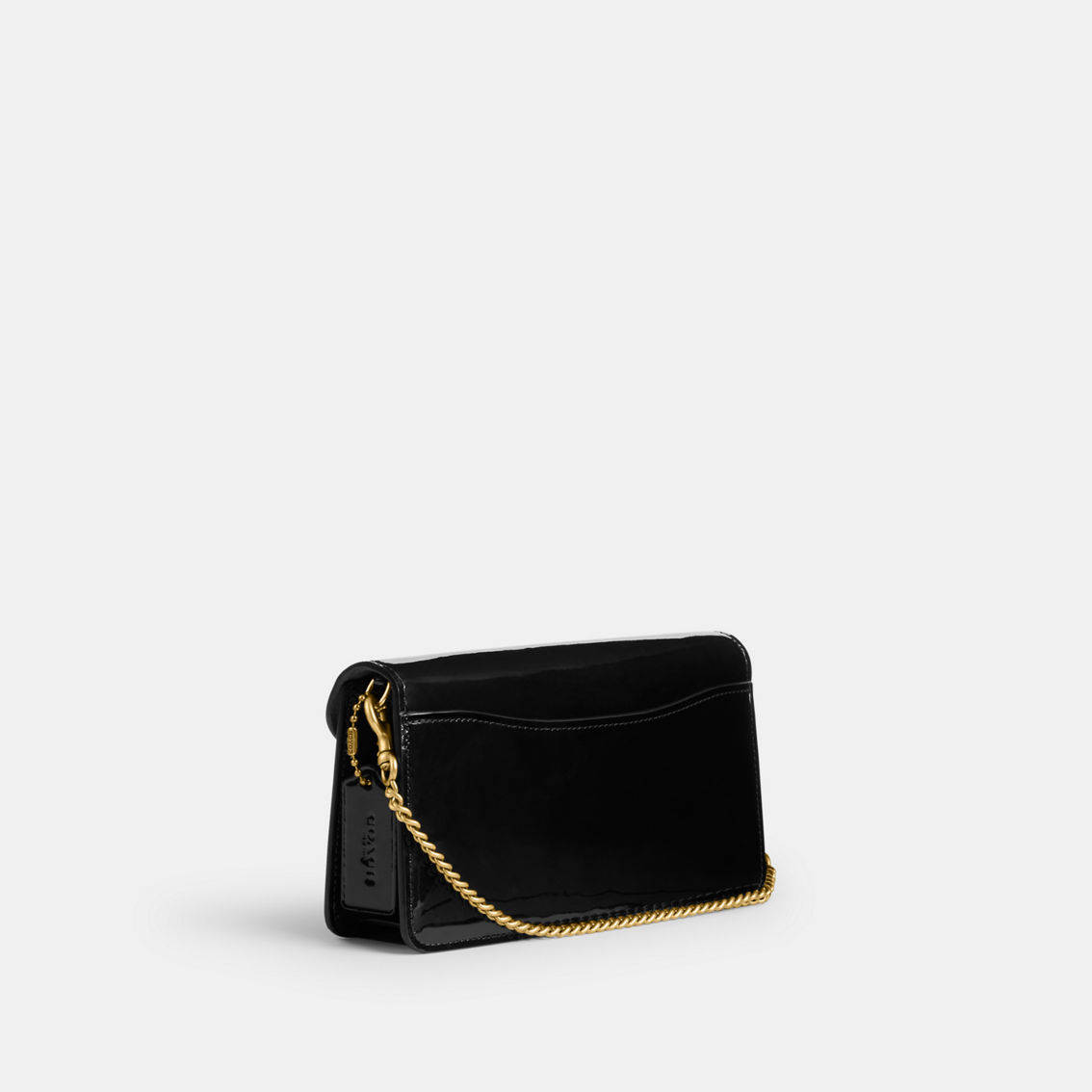 Coach Patent Signature Leather Tabby Chain Clutch - Image 2 of 3