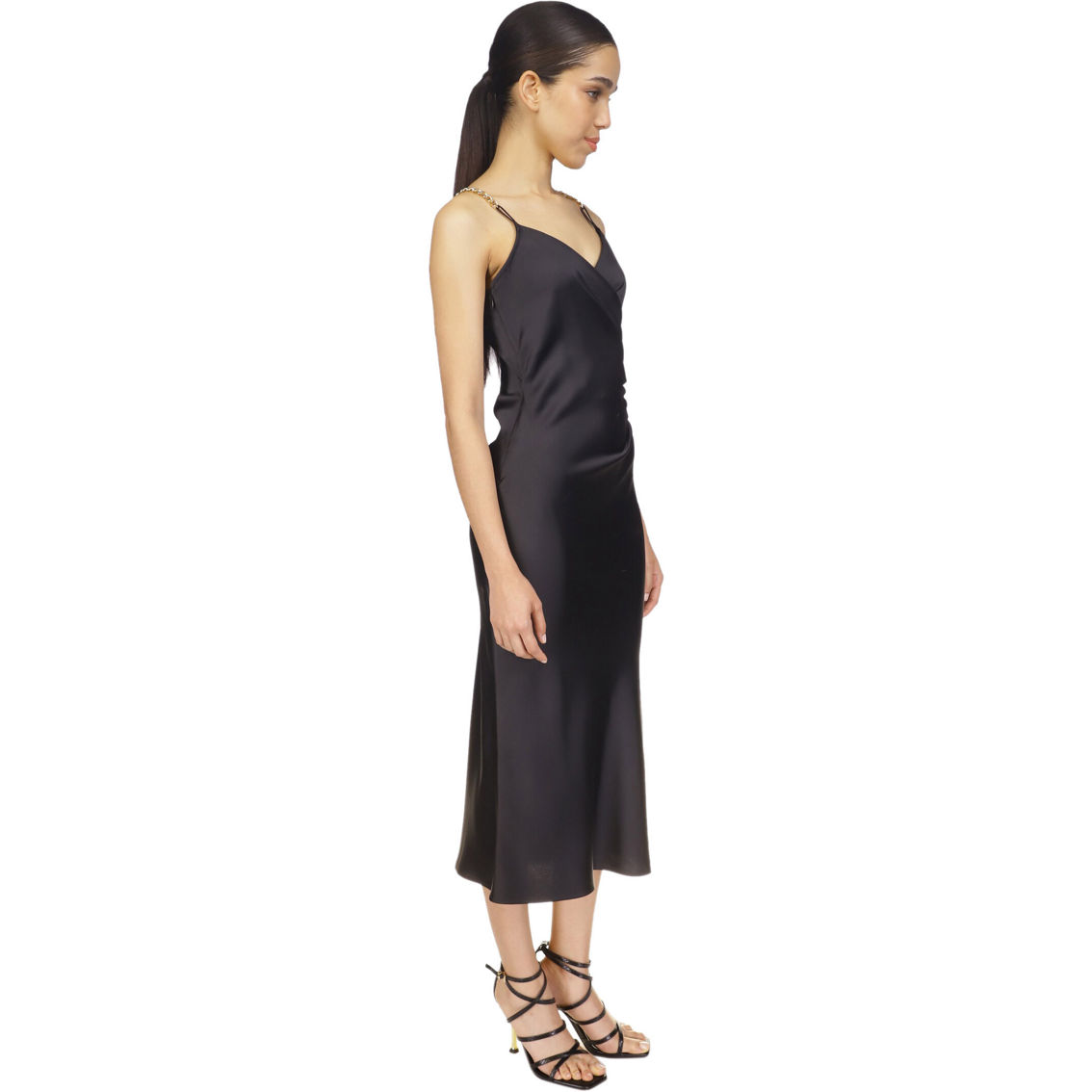 Michael Kors Satin Slip Midi Dress | Dresses | Clothing & Accessories ...