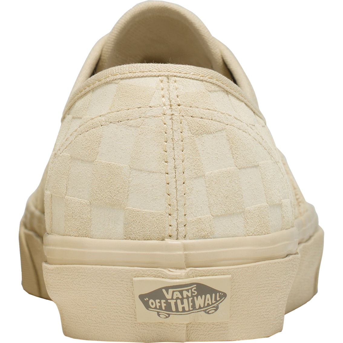 Vans Men's Authentic Mono Sneakers Checkerboard Tan - Image 4 of 4