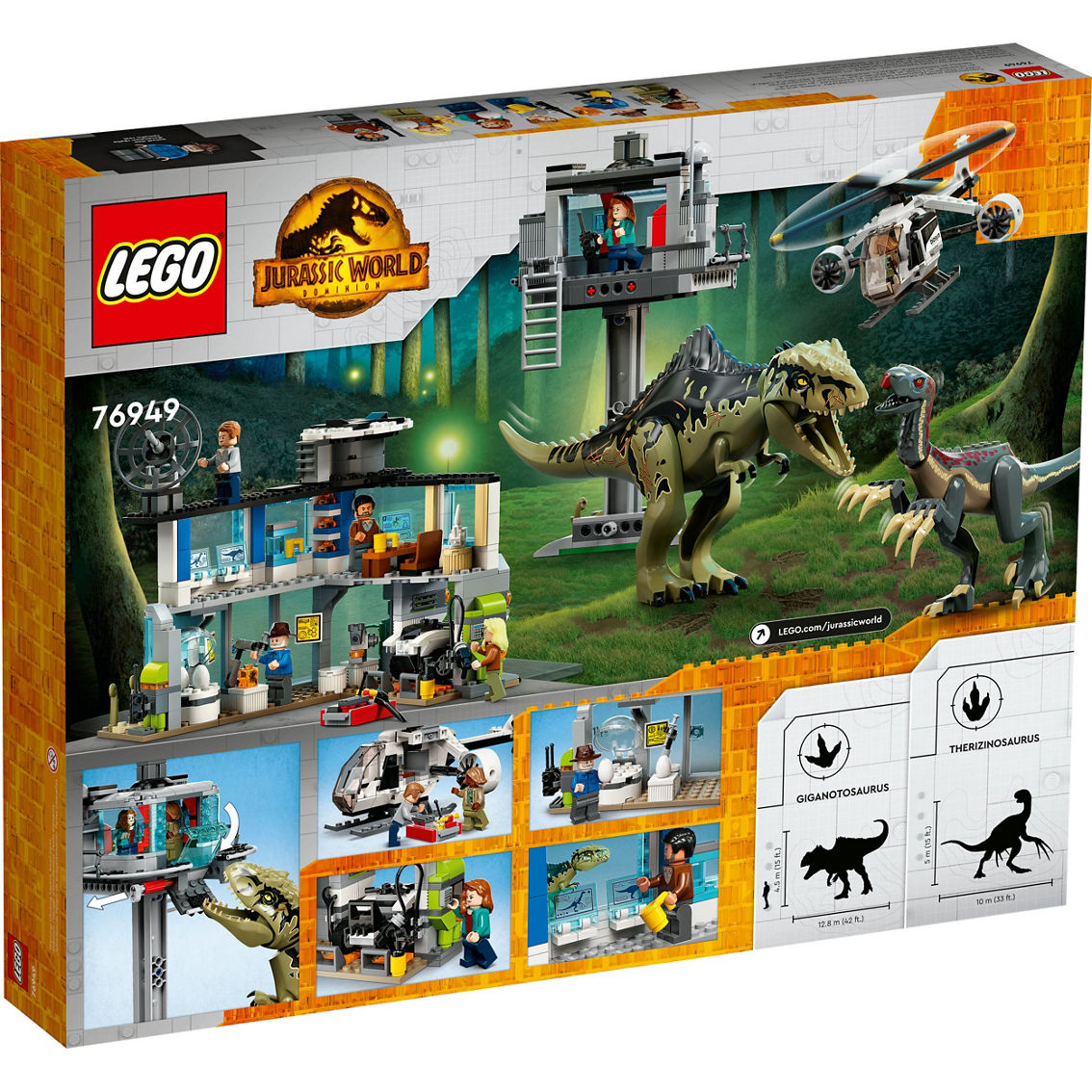 LEGO Jurassic World Giganotosaurus & Therizinosaurus Attack 76949 - Image 2 of 10