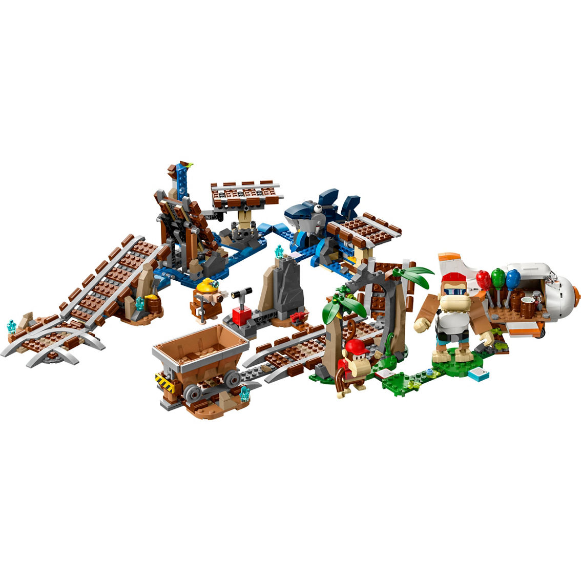 LEGO Super Mario Diddy Kong's Mine Cart Ride Expansion Set 71425 - Image 4 of 10