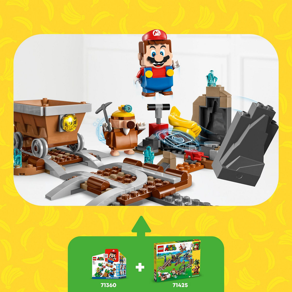 LEGO Super Mario Diddy Kong's Mine Cart Ride Expansion Set 71425 - Image 10 of 10