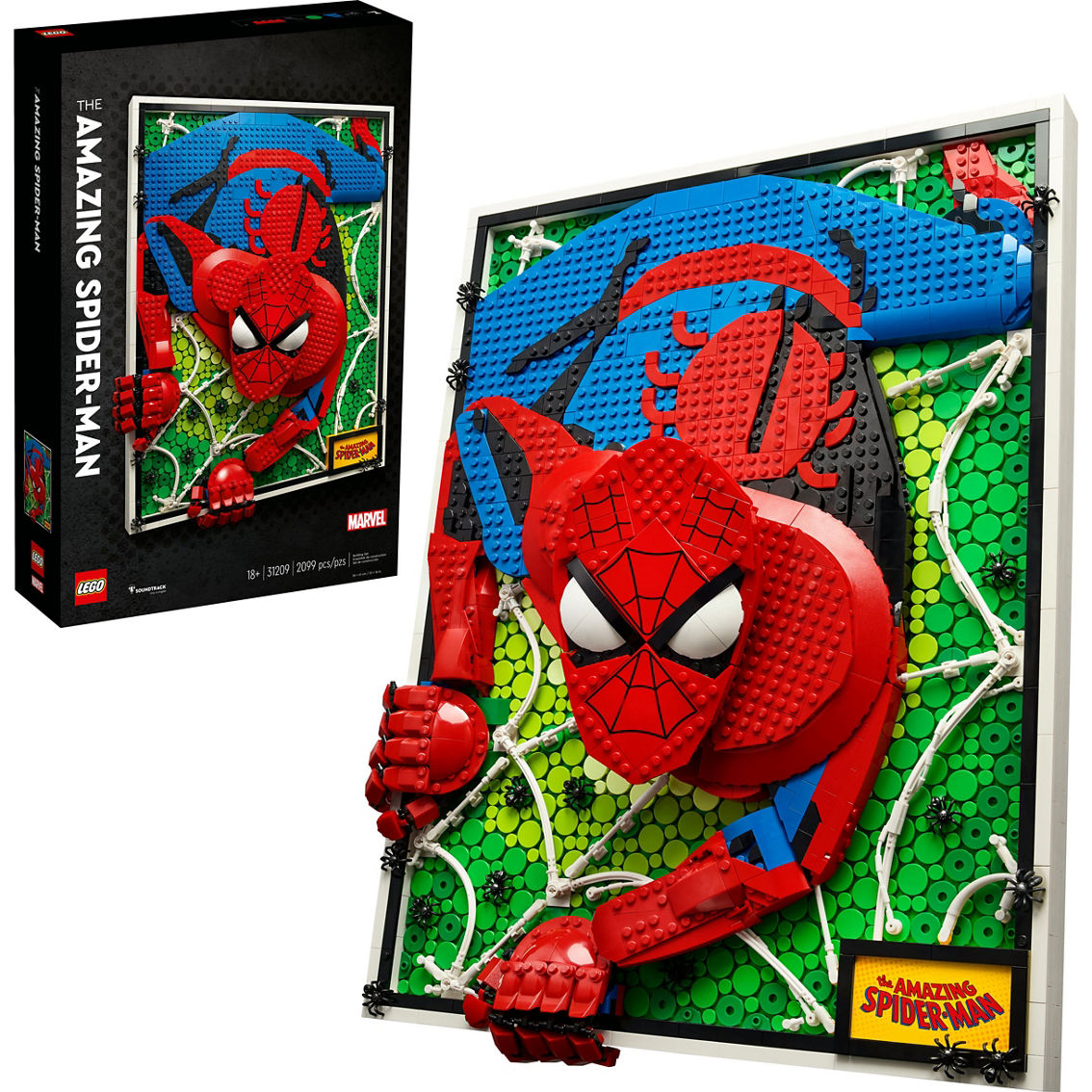 LEGO Art The Amazing Spider-Man Super Hero Building Kit 31209 - Image 3 of 10