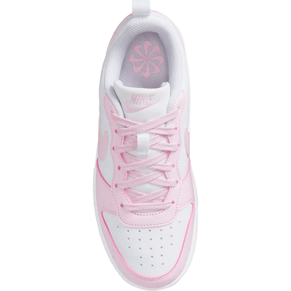 Nike Grade School Girls Court Borough Low Recraft Sneakers - Image 4 of 8