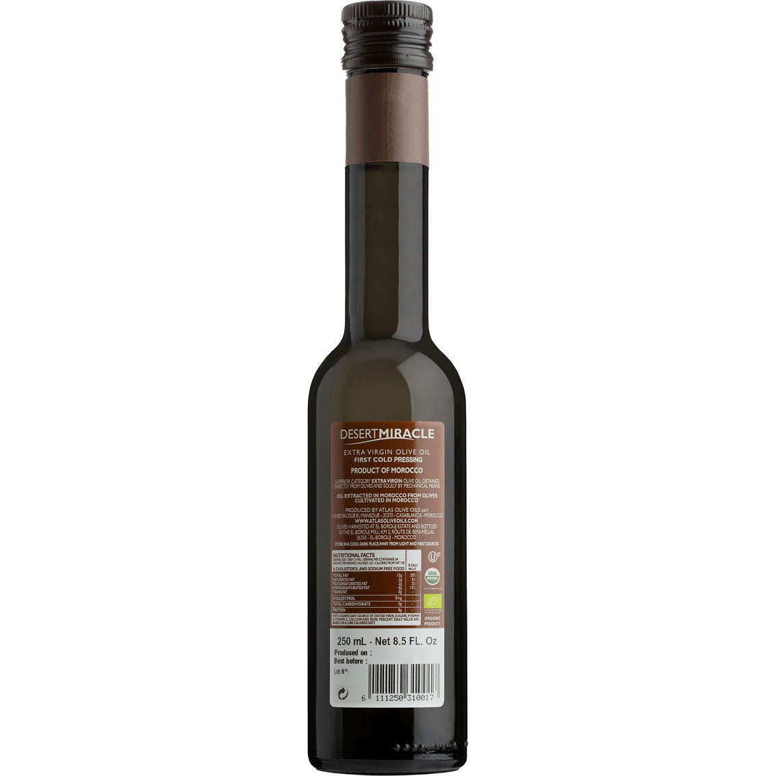 Atlas Olive Oils Desert Miracle Organic Extra Virgin Olive Oil 6 pk. - Image 2 of 3