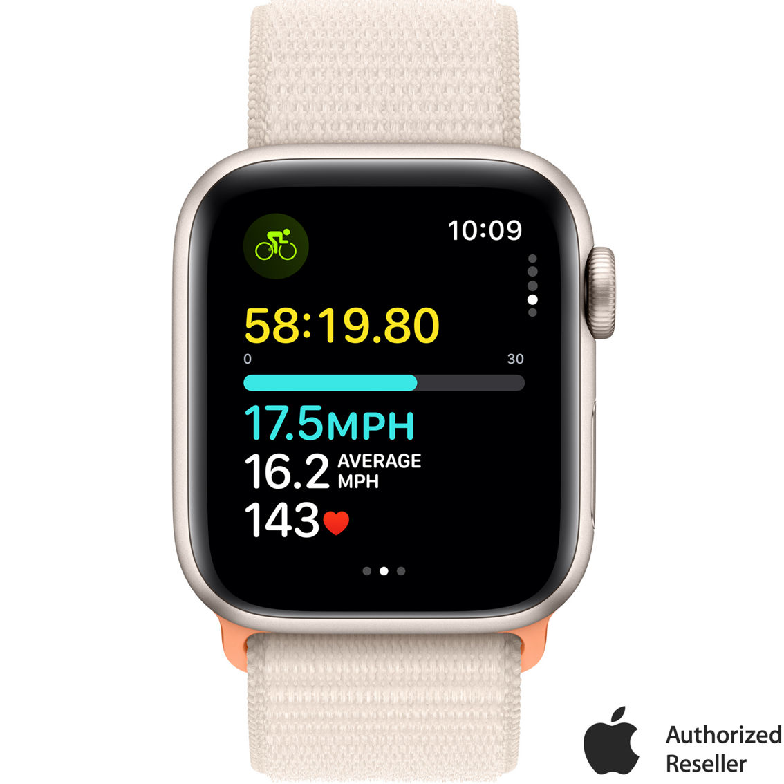 Apple Watch SE GPS 40mm Aluminum Case with Sport Loop Band - Image 7 of 10